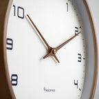 Minimalist Wooden Wall Clock with Silent Movement