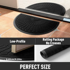 Half Round Rubber Door Mat with Anti-Slip Backing