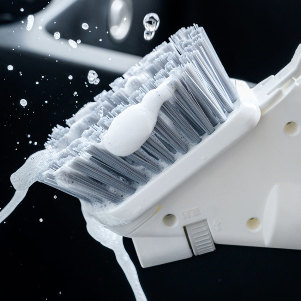 4-in-1 Bathroom Cleaning Brush with Soap Dispenser