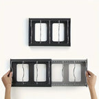 Adjustable Pan and Lid Organizer Rack for Kitchen Cabinet Storage