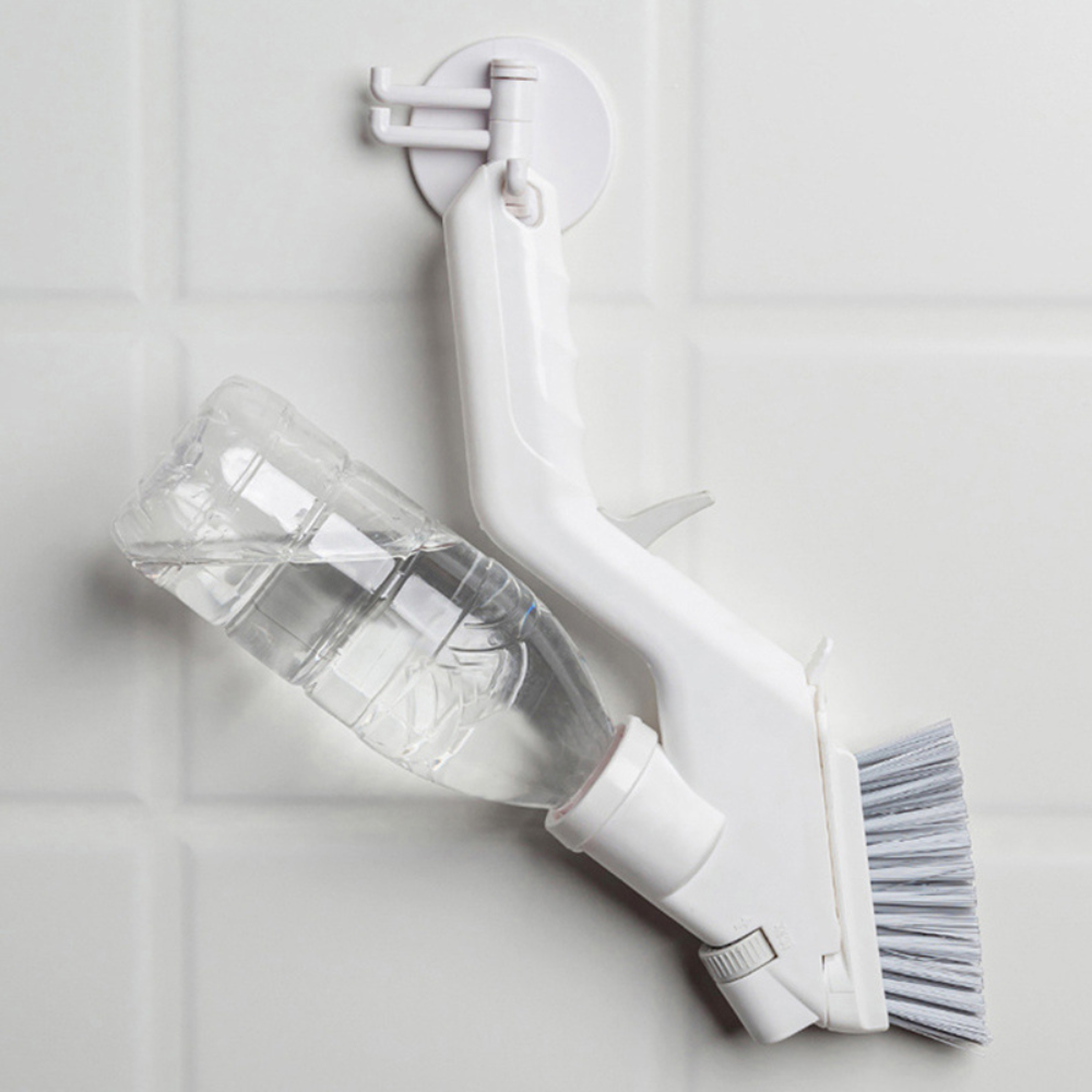 4-in-1 Bathroom Cleaning Brush with Soap Dispenser