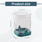 Fruit Slicer with Collection Container and Interchangeable Stainless Steel Blades