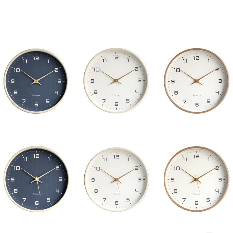 Minimalist Wooden Wall Clock with Silent Movement