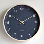 Minimalist Wooden Wall Clock with Silent Movement