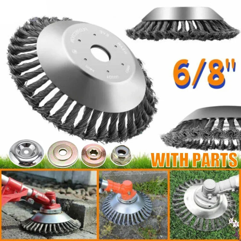 Universal Steel Wire Brush Cutter Head for Trimmer