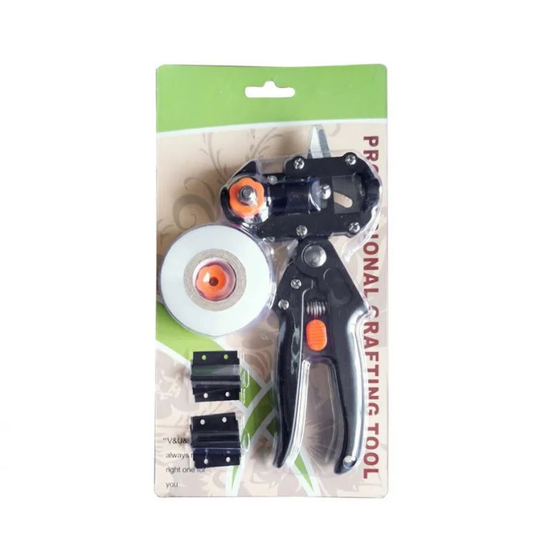 Professional Grafting Tool Kit with Pruning Shears, Replaceable Blades and Carry Case