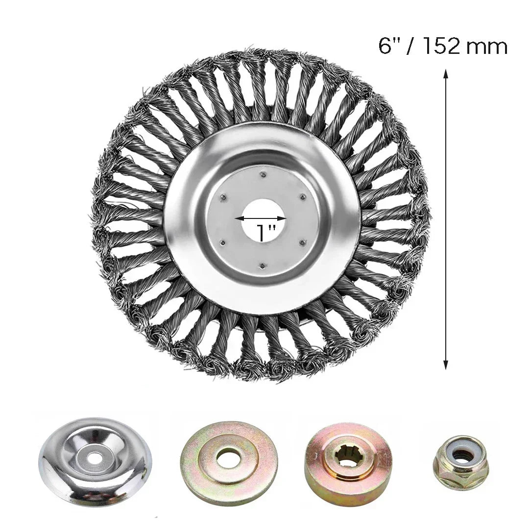 Universal Steel Wire Brush Cutter Head for Trimmer