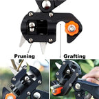 Professional Grafting Tool Kit with Pruning Shears, Replaceable Blades and Carry Case