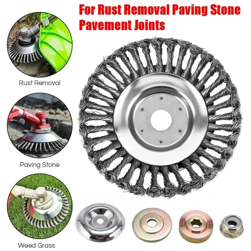 Universal Steel Wire Brush Cutter Head for Trimmer