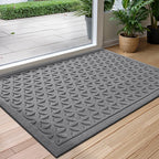 Water Absorbent Door Mat with Anti-Slip Backing and Quick-Dry Design