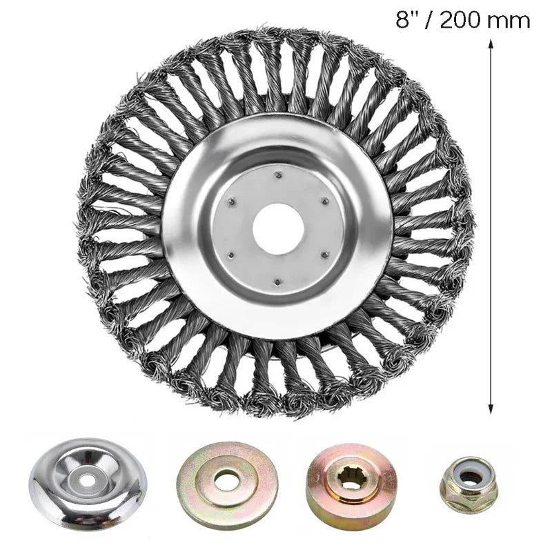 Universal Steel Wire Brush Cutter Head for Trimmer
