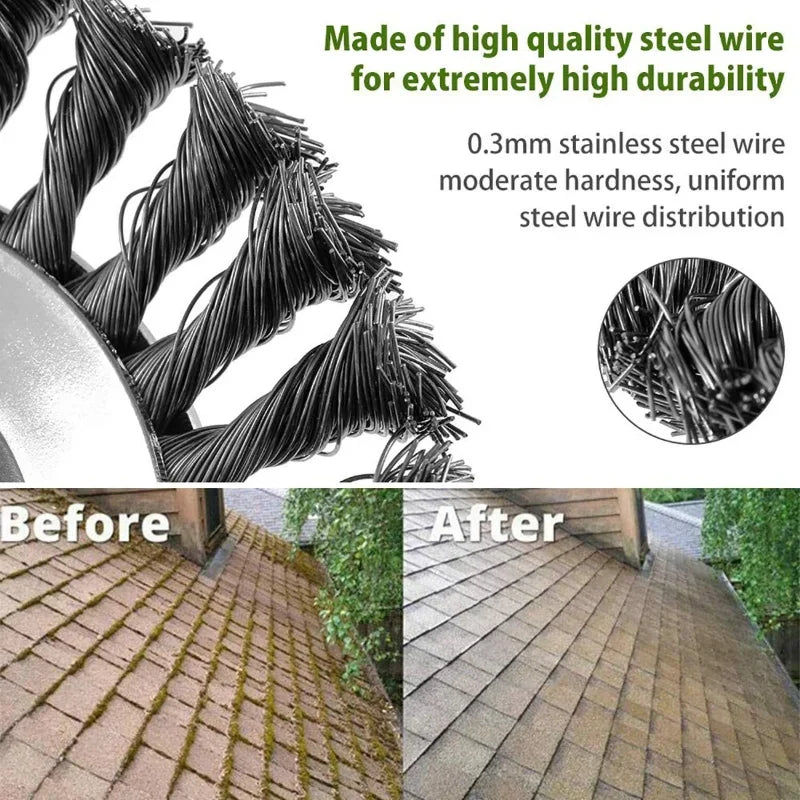 Universal Steel Wire Brush Cutter Head for Trimmer