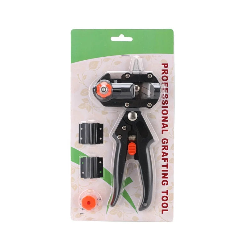 Professional Grafting Tool Kit with Pruning Shears, Replaceable Blades and Carry Case