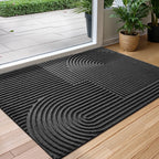 Water Absorbent Door Mat with Anti-Slip Backing and Quick-Dry Design