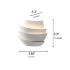 Modern Scandinavian LED Wall Lamp with Layered Design