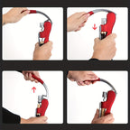 Ergonomic Lever Corkscrew Wine Opener with Effort-Saving Mechanism