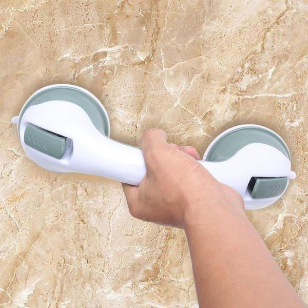 Bathroom Safety Grab Bar with Suction Cups and Anti-Slip Handle