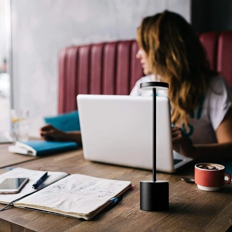 Rechargeable Wireless LED Table Lamp with Touch Dimming